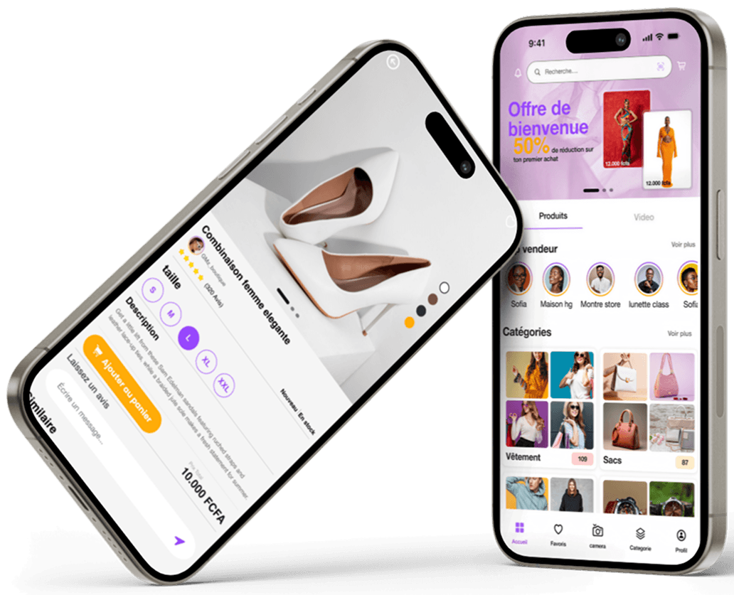 Application Ndaya sur mobile